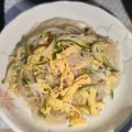 ちゃちゅ2's cooksnap of when they made 給食風春雨の中華風サラダ【作り置き】.