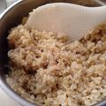 いちごましろ's cooksnap of when they made 玄米ごはん　美味しい炊き方☆.