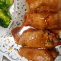 こうせ★'s cooksnap of when they made こってり☆アスパラと人参の豚巻き.