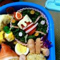 Z＆Jまま's cooksnap of when they made キャラ弁に♪ 赤ウインナーのロウソク.