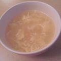 ゆぅぷん's cooksnap of when they made チーズ入り☆ たまごのコンソメスープ♪.