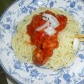 toshiebaba's cooksnap of when they made すぱげってぃ　ねぎちりそーす！.