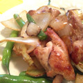 ryokocook's cooksnap of when they made 鶏肉といんげんの炒め物～柚子胡椒風味～.