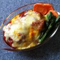 ANN17's cooksnap of when they made トマト缶で煮込みハンバーグ！.