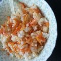 ユノめぐ's cooksnap of when they made 簡単！人参と明太子の混ぜご飯.