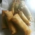 みえ牛's cooksnap of when they made 春巻きの皮で『ごぼうのカリッと揚げ』.