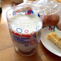 まゆこ．Ｍ's cooksnap of when they made 【秘伝の美肌】黒ゴマバナナ豆乳ジュース♪.