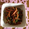 くるみ，'s cooksnap of when they made 人参＆ピーマンの鮮やかキンピラ.