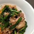 hatunezuki's cooksnap of when they made シンプルでおいしい♪豚にら炒め.
