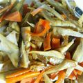 HARUじん's cooksnap of when they made おばあちゃん直伝。きんぴらごぼう.
