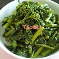 ひーゆーママ's cooksnap of when they made 菜の花色＊☆かき菜のからしすり胡麻和え★.