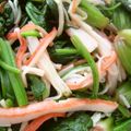 kusumasu's cooksnap of when they made ナンプラーでほうれん草とカニカマおひたし.