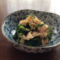 まみらいおん's cooksnap of when they made 里芋とほうれん草の胡麻和え.