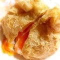 あい☆猫派's cooksnap of when they made 簡単!サクッと油揚げ☆卵.