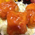 ☆おたま★'s cooksnap of when they made 厚揚げとバラ肉のオーロラソース焼き.