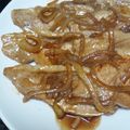 miki☆T's cooksnap of when they made 簡単･+*ポン酢で*+.しょうが焼き.