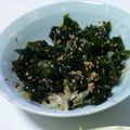 オリゴ's cooksnap of when they made 新玉ねぎとワカメのごま油サラダ.