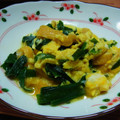 ジュエリーママ's cooksnap of when they made にらと油揚げの卵とじ.