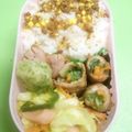 chibi_kei．'s cooksnap of when they made 豚肉の巻き巻き♡.
