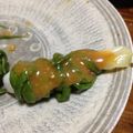 YUKI∩･x･∩'s cooksnap of when they made わけぎの酢味噌和え☆お酒のおつまみにも♪.