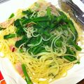 きょそ's cooksnap of when they made 手早く☆菜の花のオイルパスタ.