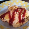 chicks's cooksnap of when they made 簡単♥おなかいっぱいオムレツ.