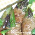 pumo's cooksnap of when they made ピリッ♪牛肉のわさび醤油炒め♪.