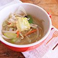 みみんご。's cooksnap of when they made ひき肉とカット野菜で具だくさんみそ汁.