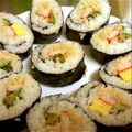 chibikko26's cooksnap of when they made かんたん巻き寿司、アボカド編.