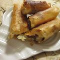 miyuki12's cooksnap of when they made チーズ餅ナッツ春巻き♫黒胡椒マヨ添え.