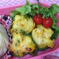 hamuchan's cooksnap of when they made ピーマンココットのチーズ焼き☆お弁当に♪.