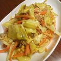 まる１０'s cooksnap of when they made キャベツとツナの玉子炒め.