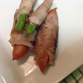 のんた＆きなこ's cooksnap of when they made ウインナーちくわ肉巻き.