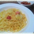 みみちゃん＊'s cooksnap of when they made ☆牛乳でカルボナーラ☆.