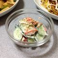 momocco！！'s cooksnap of when they made 簡単＊胡瓜とかにかまのサラダ＊.