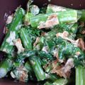 プロペラ自転車's cooksnap of when they made 菜の花のおかかマヨ和え.