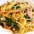 月見なっとう's cooksnap of when they made ★キノコの和風パスタ　バター醤油風味★.