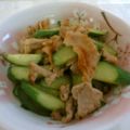我が家でベーカリー's cooksnap of when they made きゅうりと豚肉の塩胡椒炒め.