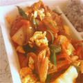saya:'s cooksnap of when they made 簡単！豚キムチ.