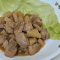 てらさわん's cooksnap of when they made 鶏もも肉と長いものこってりしょうが焼き.