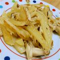 うめぼしだいすき's cooksnap of when they made ＊簡単＊じゃがいもときのこの塩麹炒め.