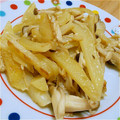 うめぼしだいすき's cooksnap of when they made ＊簡単＊じゃがいもときのこの塩麹炒め.