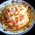 とらさんまま♡'s cooksnap of when they made カルボナーラ.