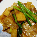 como925's cooksnap of when they made 箸がとまらん！豚肉と長芋のオイスター炒め.