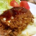 よちゃんKK♩'s cooksnap of when they made 蓮根とキムチのチーズinハンバーグ.