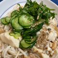 やよい・M's cooksnap of when they made 簡単♡きゅうりとさば缶で冷や汁風そうめん.