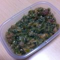 栃おとめ's cooksnap of when they made 白ネギの青い所利用！危険なネギ肉味噌.