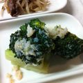 たいのあ〜ちゃん's cooksnap of when they made ブロッコリーとカニ缶でにんにく炒め.