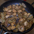 shizue62's cooksnap of when they made 鶏肉とごぼうのてりてり煮☆簡単弁当にも.