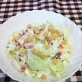 龍青空ママ's cooksnap of when they made 白菜で作るシーザーサラダ☆.